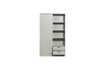 Miniature Armoire à porte coulissante 200x120 cm pin gris Mila 7