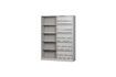 Miniature Armoire avec porte coulissante en bois gris clair Swing 4