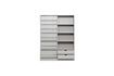 Miniature Armoire avec porte coulissante en bois gris clair Swing 6