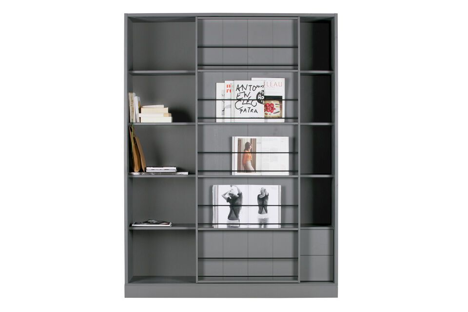 Armoire Swing, pin gris, pratique et polyvalente