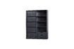 Miniature Armoire avec porte coulissante en bois noir Swing 4