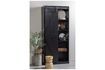 Miniature Armoire avec portes coulissantes en bois noir Harris 2