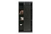 Miniature Armoire avec portes coulissantes en bois noir Harris 4