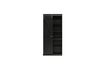 Miniature Armoire avec portes coulissantes en bois noir Harris 1