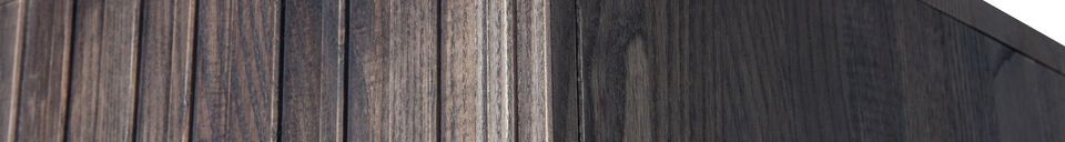 Mise en avant matière Armoire avec tiroirs en bois de chêne marron New