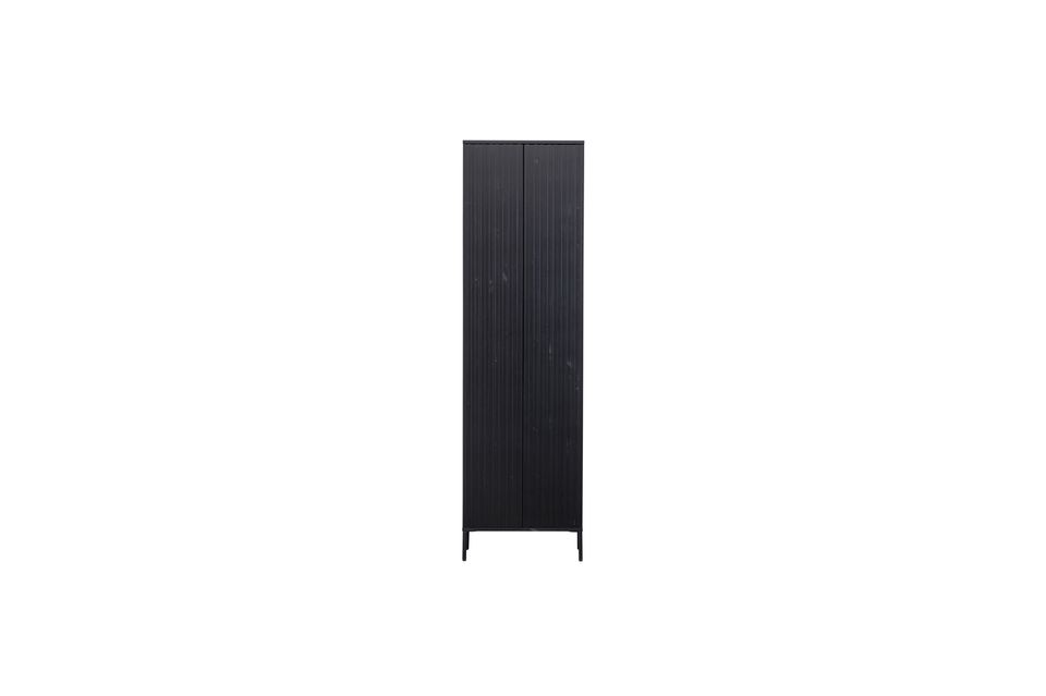 Armoire avec tiroirs en bois noir New Woood
