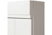 Miniature Armoire basse 2 portes pin blanc CONNECT 6