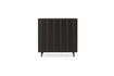 Miniature Armoire basse en chêne noir Rib 5