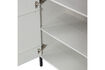 Miniature Armoire basse en pin gris nuage Xina 5
