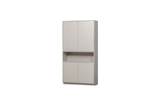 Armoire de rangement 110 cm pin gris mist FINCA Détouré