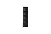 Miniature Armoire de rangement 188x44 cm pin noir foncé TEUN 5