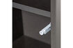Miniature Armoire de rangement 188x44 cm pin noir foncé TEUN 8