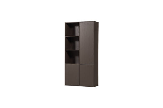 Armoire de rangement droite 108 cm Pin Brun moyen MEGGY