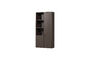 Miniature Armoire de rangement droite 108 cm Pin Brun moyen MEGGY Détouré