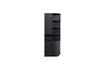 Miniature Armoire de rangement ronde droite 78 cm pin noir profond FINCA 4