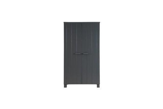 Armoire en bois anthracite Dennis Détouré