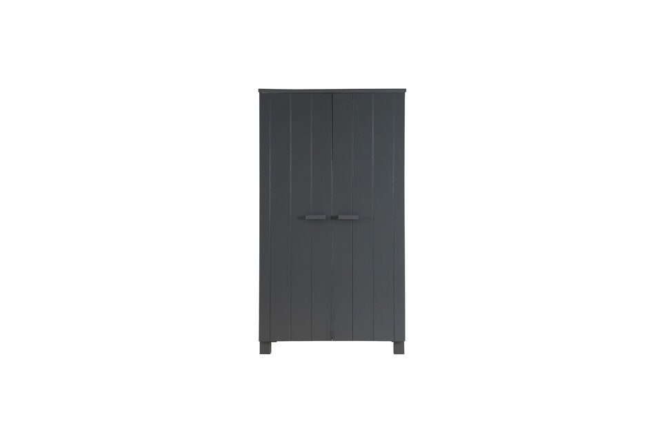 Armoire en bois anthracite Dennis Woood