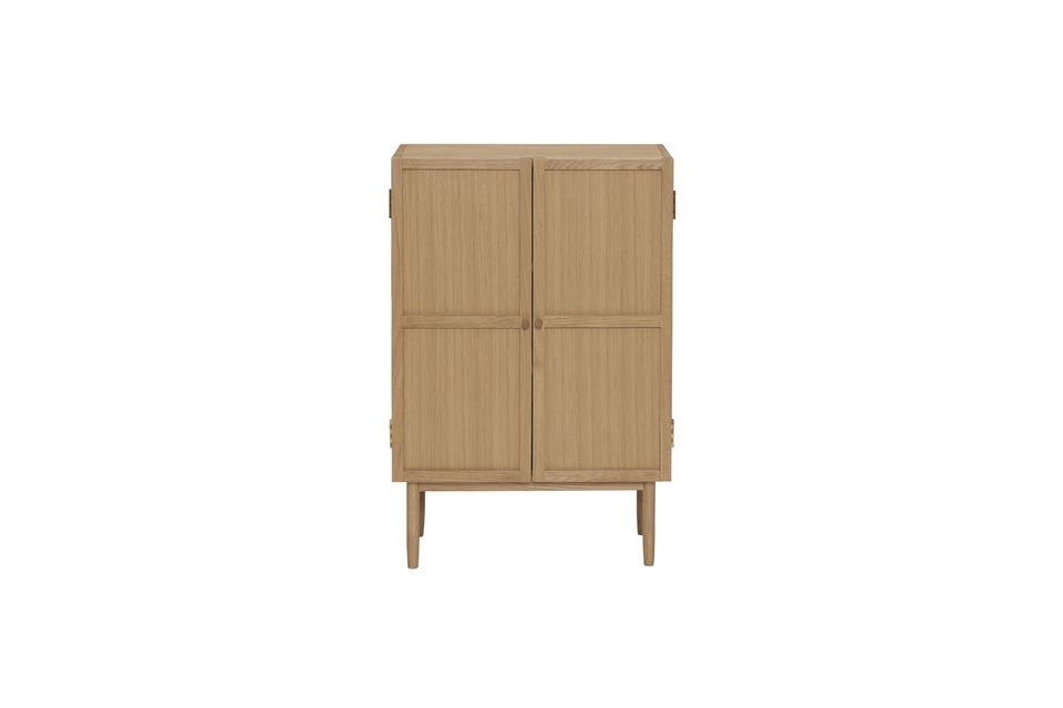 Armoire en bois beige Candour Hübsch