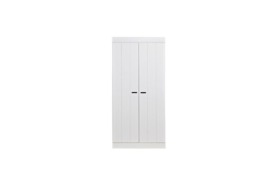 Armoire en bois blanc Connect Woood
