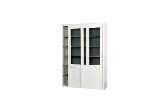 Armoire en bois blanc Vince Détouré