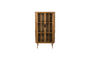 Miniature Armoire en bois d'hévéa marron Yaz Détouré