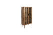 Miniature Armoire en bois d'hévéa marron Yaz 2