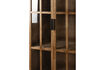 Miniature Armoire en bois d'hévéa marron Yaz 3