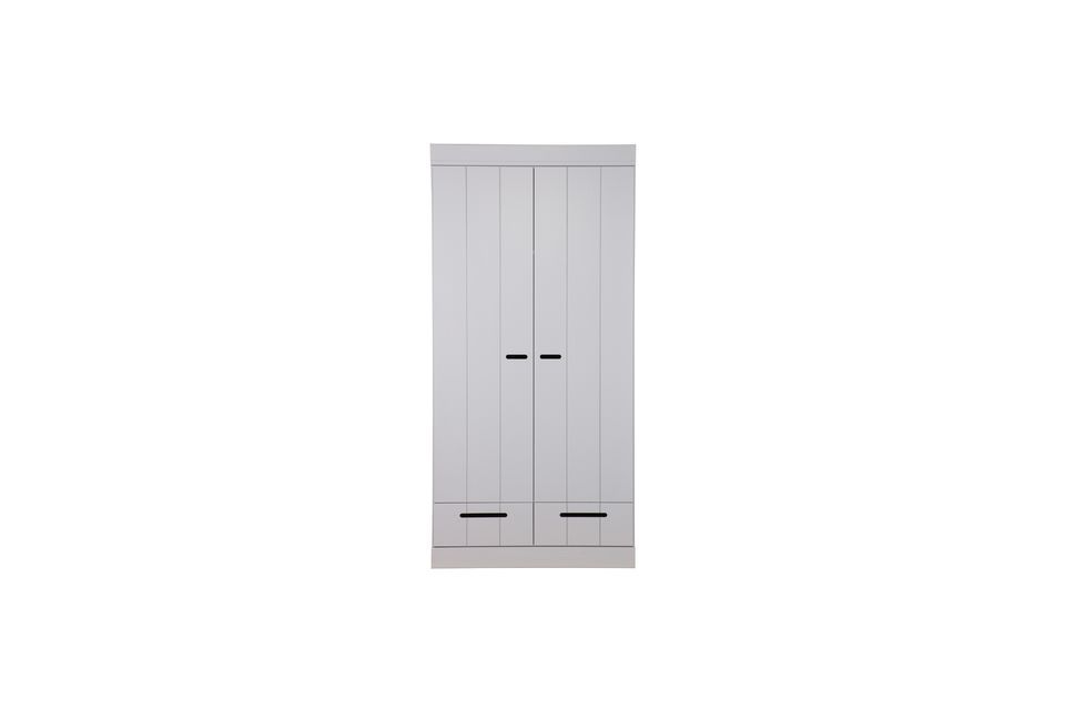 Armoire en bois gris Connect Woood