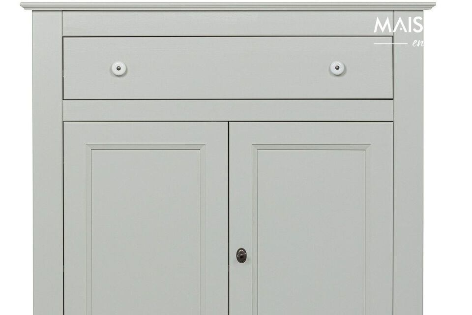 Armoire en bois gris Eva - 6