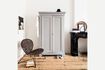 Miniature Armoire en bois gris Isabel 2