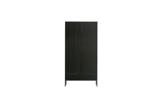 Armoire en bois noir Adam Détouré