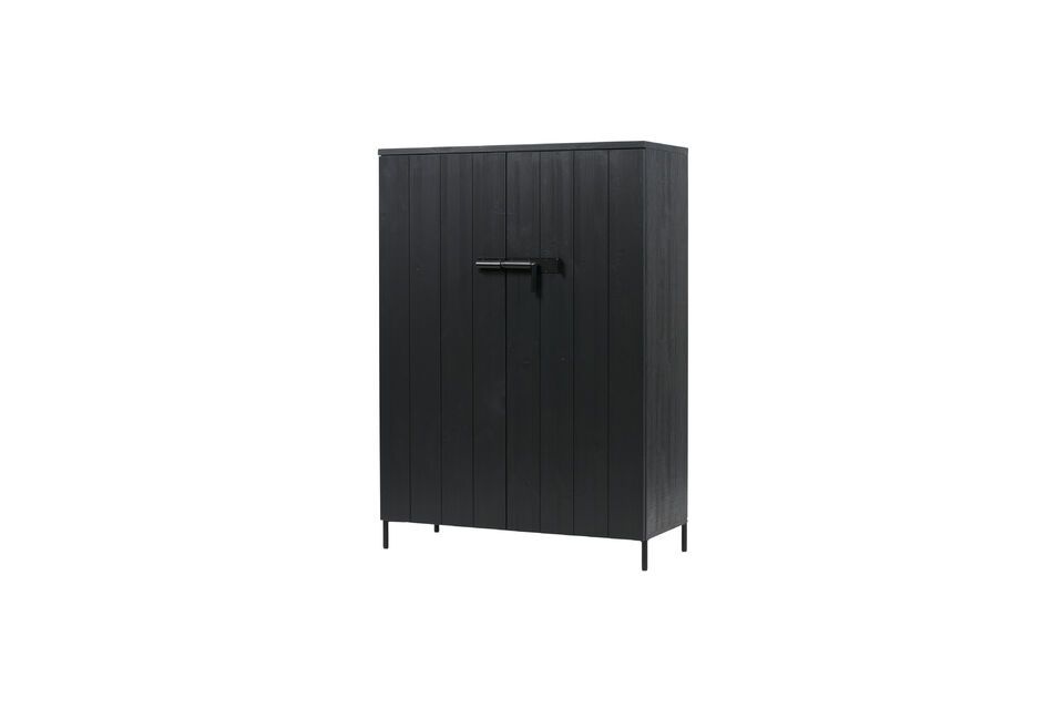 L\'armoire Bruut 2 portes est un meuble de rangement robuste qui donnera un look industriel chic à