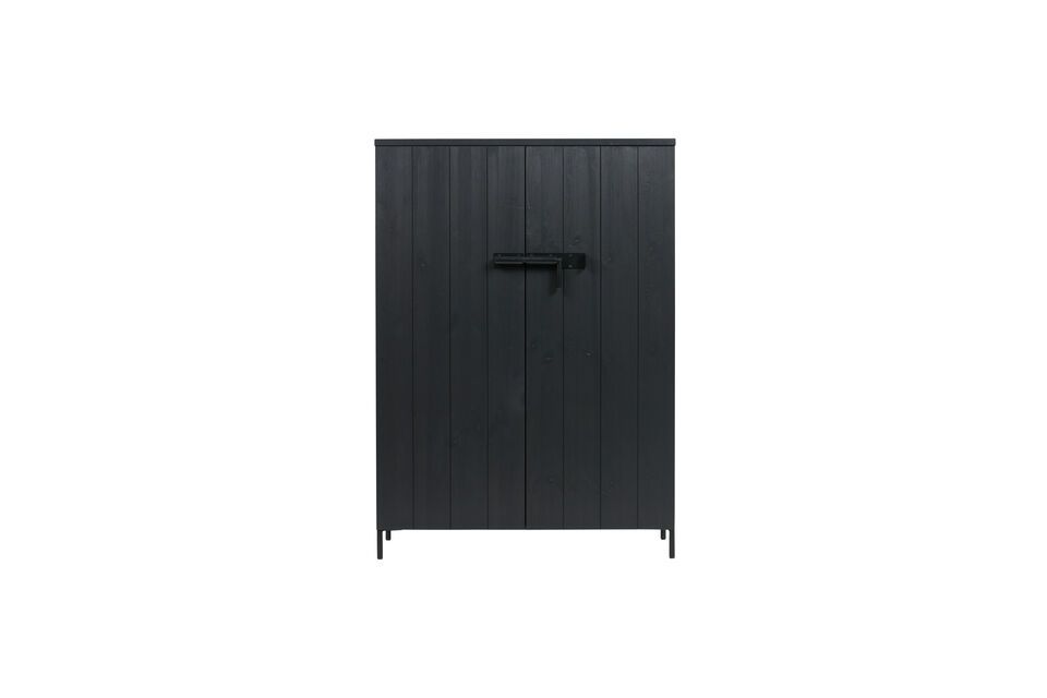 Armoire en bois noir Bruut Woood