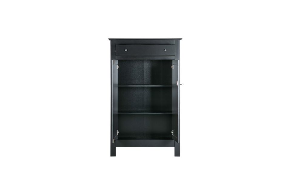 Armoire en bois noir Eva - 5