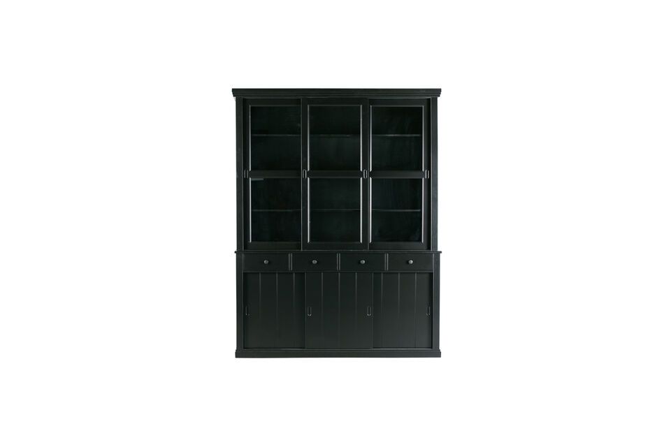 Armoire en bois noir Lagos Woood