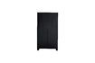 Miniature Armoire en bois noir Ties 1