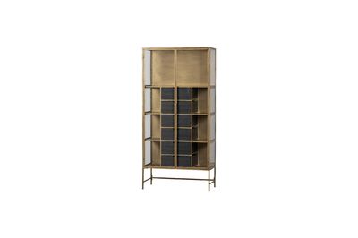 Cabinet avec 4 portes en bois gris Chow Vtwonen - 215cm | Vitrinenschränke