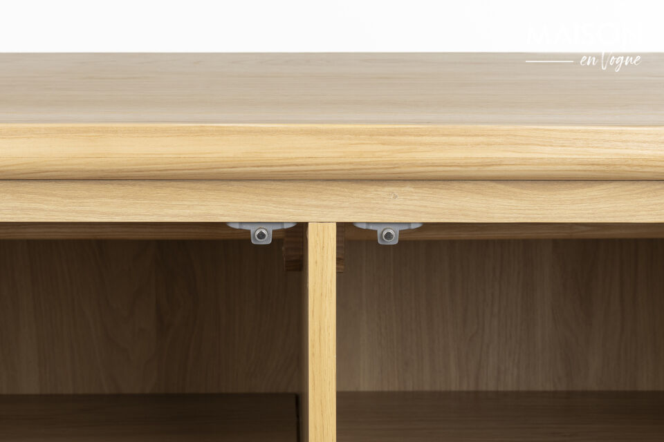 Armoire en placage de frêne naturel Storm - 8