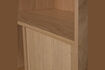 Miniature Armoire murale 77 cm Placage chêne naturel mat MODULAIR 6