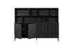 Miniature Armoire murale en bois noir New 7