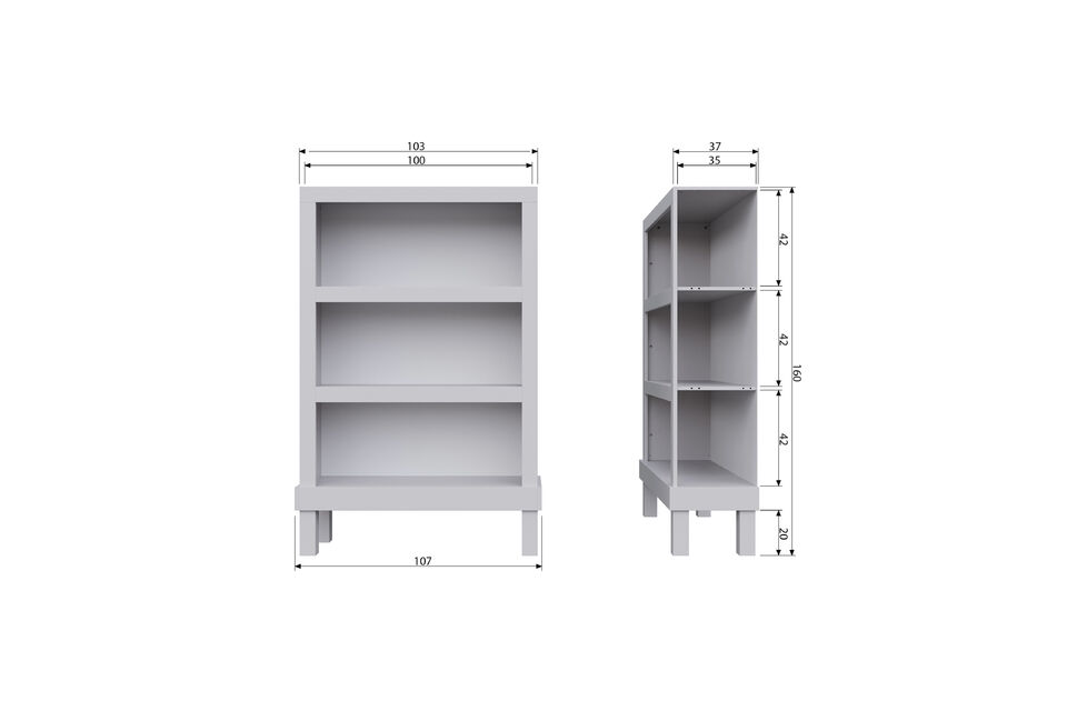 Assemblage Ce meuble est livré en kit et s\'assemble facilement grâce aux instructions fournies