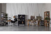 Miniature Armoire ouverte 160x107 cm Pin Noir Mat BONK 3