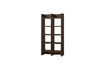 Miniature Armoire ouverte 195x100x40 cm MDF brun foncé TIMO 1