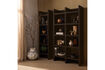 Miniature Armoire ouverte 195x100x40 cm MDF brun foncé TIMO 3