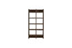 Miniature Armoire ouverte 195x100x40 cm MDF brun foncé TIMO 4