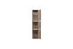 Miniature Armoire ronde 188x45 cm MDF sable brillant Sera 5