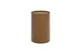 Miniature Armoire ronde 72x45 cm MDF jaune miel brillant Sera Détouré