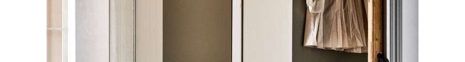 Mise en avant matière Armoire simple 110x50 cm pin Dakargrau Daily