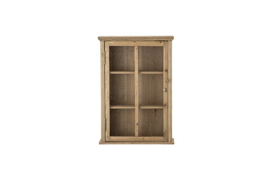 Armoire vitrée en bois de sapin Halden