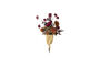 Miniature Artificial flower bouquet orange H90 cm Waverly Clipped